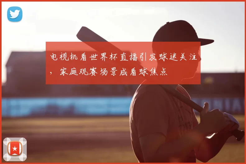 电视机看世界杯直播引发球迷关注,家庭观赛场景成看球焦点